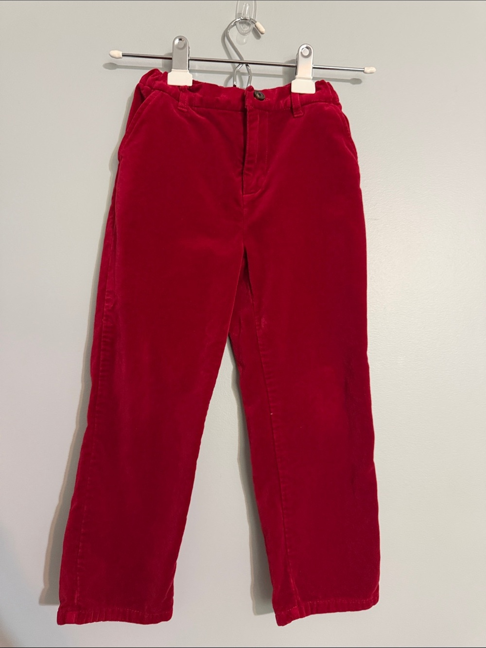 Gymboree Bright Red Velvet Kids Pants